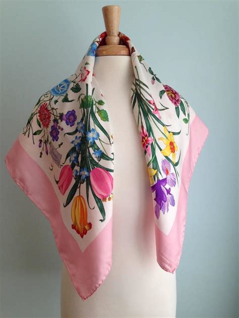 gucci floral embroidered|Gucci flora scarf princess grace.